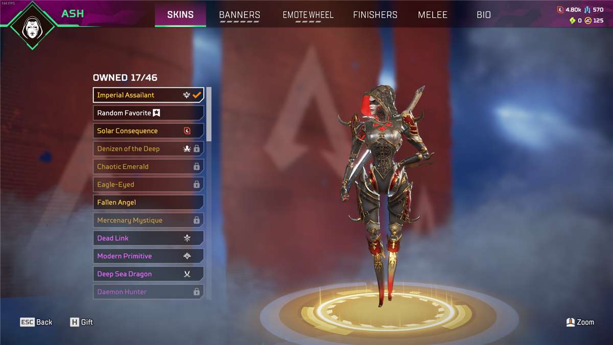 Game account sale Apex Legends